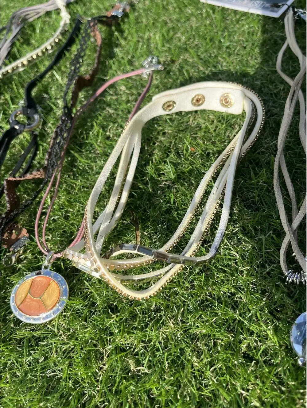 Assorted Bohemian‎ Style Multi-Strand Bracelets and Chokers Set